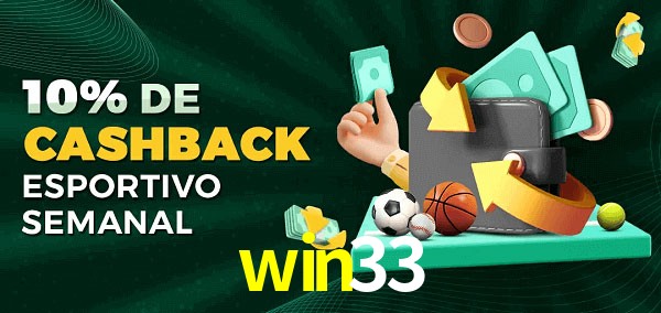 10% de bônus de cashback na win33