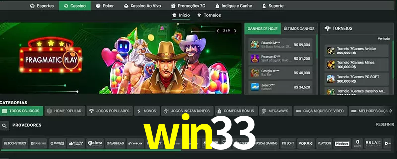 cassino win33